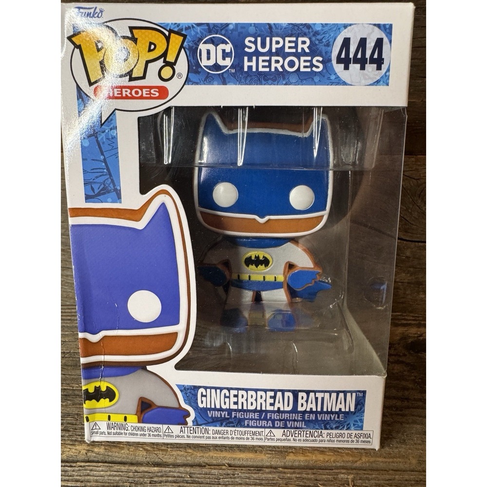 Funko Pop! DC Gingerbread Batman #444 | Festive Collector Pop! NIB